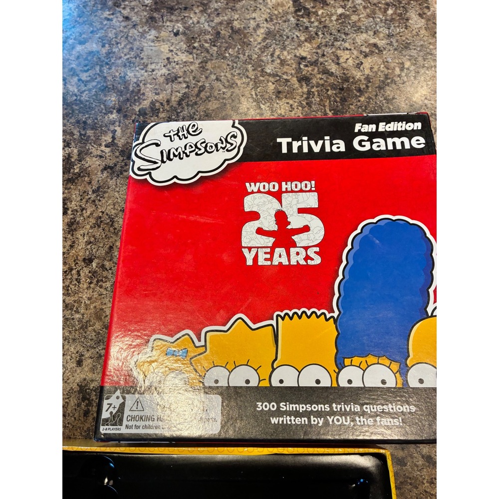 The Simpsons Trivia Game Fan Edition 25 Years Board Game Cardinal 96809